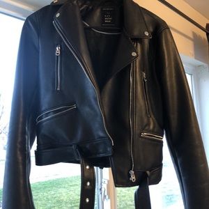 Zara Faux Leather Jacket